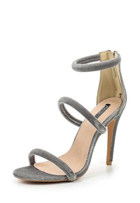 LOST INK  MARILYN VELVET BARELY THERE SANDAL